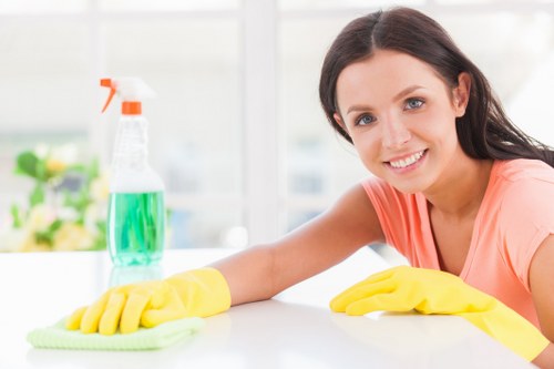 A carpet cleaning team focusing on recycling and sustainable waste handling in Wandsworth