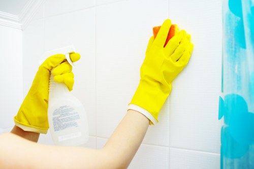 Bathroom cleaned as part of a one off cleaning service in Wandsworth