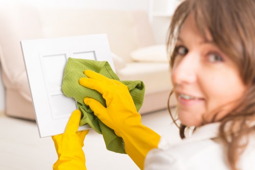 Local carpet cleaner working in a Wandsworth flat